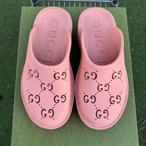 Gucci Pink Slip-On Shoes